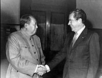3901013 Chairman Mao Zedong met US President Nixon