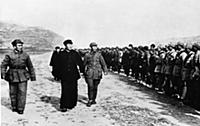 3903823 Chu Te (Zhu De), Far Left, and Mao Tse Tun