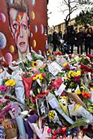 David Bowie fans pay tribute to the musician in Br