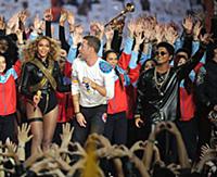 SAN FRANCISCO, CA - FEBRUARY 7: Beyonce, Chris Mar