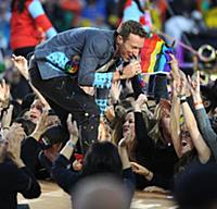 SAN FRANCISCO, CA - FEBRUARY 7: Chris Martin of Co