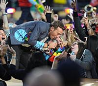 SAN FRANCISCO, CA - FEBRUARY 7: Chris Martin of Co