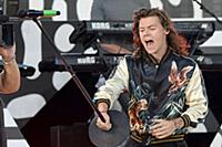 Harry Styles of One Direction performs on Good Mor