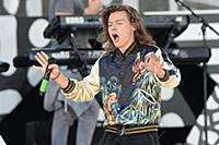 Harry Styles of One Direction performs on Good Mor