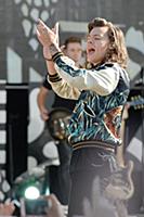 Harry Styles of One Direction performs on Good Mor