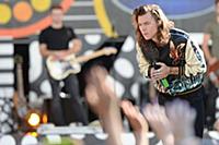 Harry Styles of One Direction performs on Good Mor