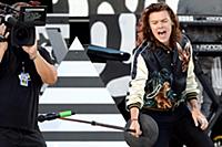 Harry Styles of One Direction performs on Good Mor