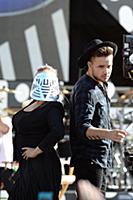 Liam Payne of One Direction with Raven-Symone on G