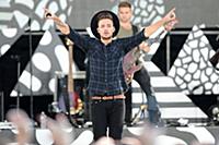 Liam Payne of One Direction performs on Good Morni