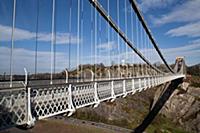 England, Bristol, Clifton Suspension Bridge.
