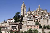 Spain, Castille-Leon, Segovia, The Cathedral.