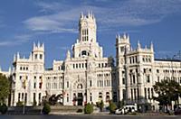 Spain, Madrid, Plaza de la Cibeles & Central Post 