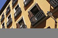 Spain, Madrid, Apartments in the Plaza de Cheuca d