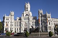 Spain, Madrid, Plaza de la Cibeles & Central Post 