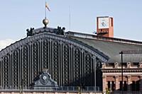 Spain, Madrid, Atocha Railway Station.
