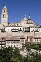 Spain, Castille-Leon, Segovia, The Cathedral.