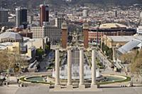 Spain, Catalunya, Barcelona, Placa d'Espanya as se