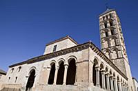 Spain, Castille-Leon, Segovia, San Esteban Church.