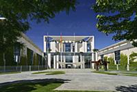 Germany, Berlin, Facade of the Bundeskanzleramt or
