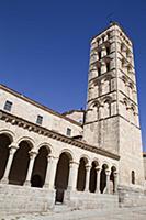 Spain, Castille-Leon, Segovia, San Esteban Church.