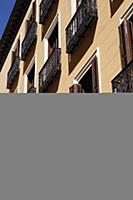 Spain, Madrid, Apartments in the Plaza de Cheuca d