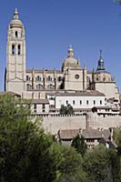Spain, Castille-Leon, Segovia, The Cathedral.