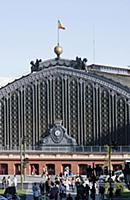 Spain, Madrid, Atocha Railway Station.