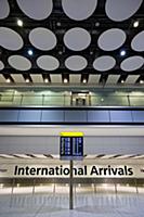 England, London, Heathrow Airport, deserted Intern