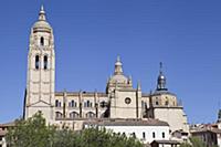 Spain, Castille-Leon, Segovia, The Cathedral.