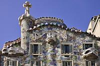 Spain, Catalunya, Barcelona, Casa Batllo by Antoni