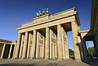 Germany, Berlin, Brandenburg Gate from the east si