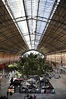 Spain, Madrid, The botanical garden inside the ter