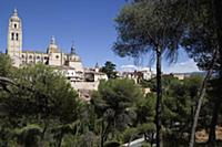 Spain, Castille-Leon, Segovia, The Cathedral.