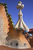 Spain, Catalunya, Barcelona, Antoni Gaudi's Casa B
