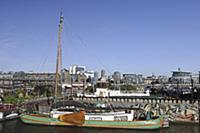 England, London, View from Downings Roads Moorings