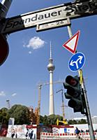Germany, Berlin, Mitte, The Fernsehturm TV Tower w