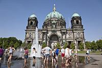 Germany, Berlin, Mitte, Museum Island, Cathedral w