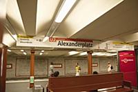 Germany, Berlin, Mitte, Alexanderplatz, undergroun