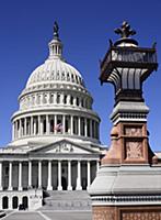 USA, Washington DC, Capitol Building, Head on view