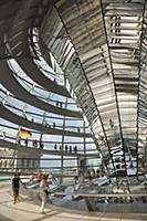 Germany, Berlin, Mitte, Reichstag building with gl