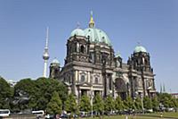 Germany, Berlin, Mitte, Museum Island, Cathedral w