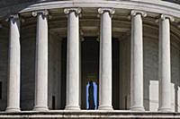 USA, Washington DC, National Mall, Thomas Jefferso