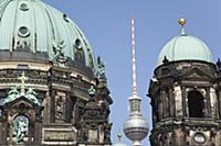 Germany, Berlin, Mitte, Museum Island, Cathedral w