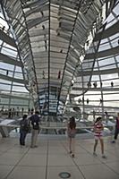 Germany, Berlin, Mitte, Reichstag building with gl