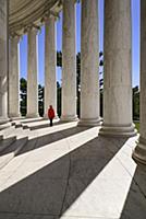 USA, Washington DC, National Mall, Thomas Jefferso