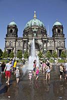 Germany, Berlin, Mitte, Museum Island, Cathedral w