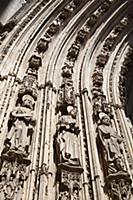 Spain, Castilla La Mancha, Toldeo, Statues of the 