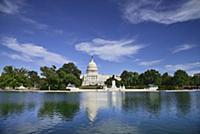 USA, Washington DC, Capitol Building, View from ac