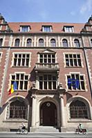 Germany, Berlin, Mitte, Exterior of the Romanian E