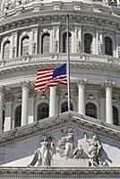 USA, Washington DC, Capitol Building, Section of t